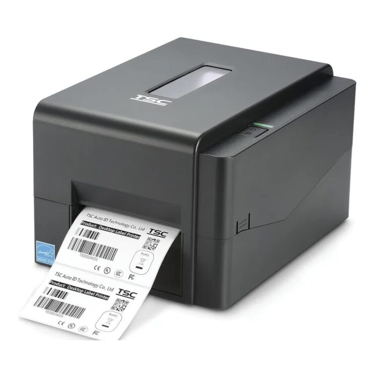 TSC Te244 Thermal Barcode Printer Monochrome Wired Home Inkjet Printers with USB Connectivity 203 Dpi Bar Code Label, Black